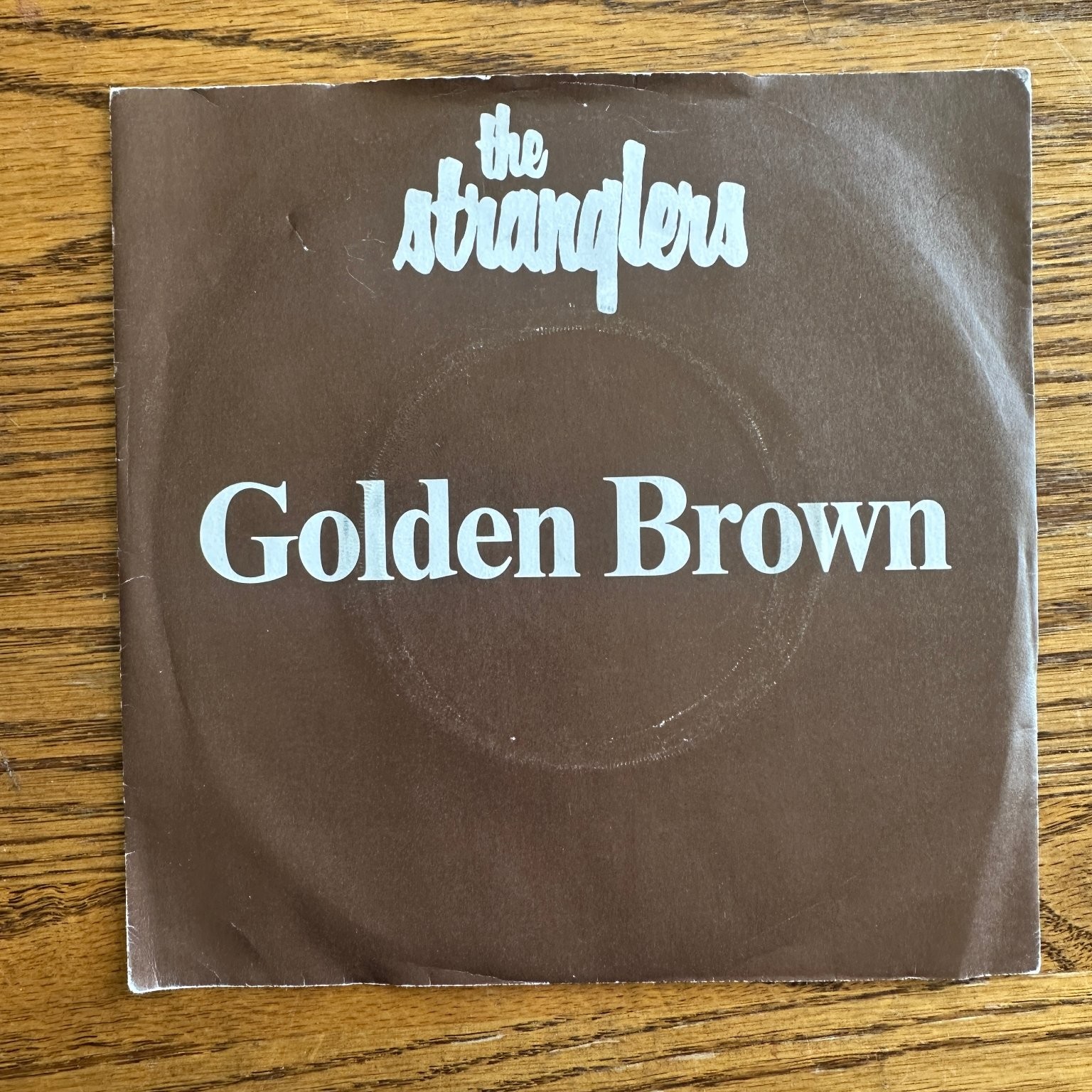 The Stranglers – Golden Brown 7" Vinyl Record 1982 Liberty New Wave 45 RPM