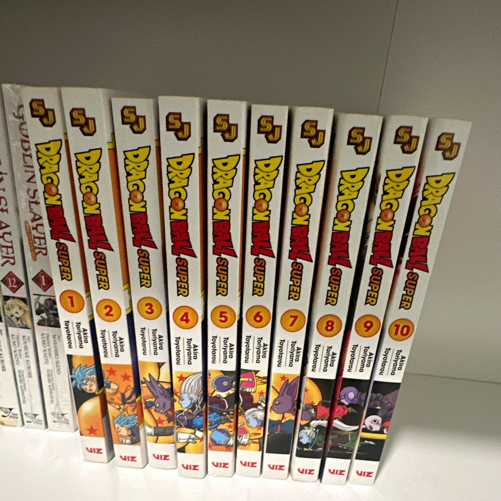 VIZ Dragon Ball Super Manga Lotto Vol 1-10 (Akira Toriyama, Toyotarou)