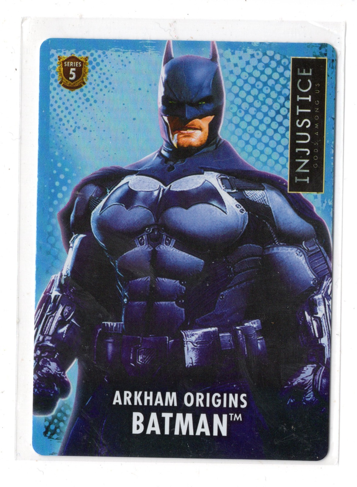 DC Injustice Gods Among Us Arcade Series 5 #33 Arkham Origins Batman FOIL CARD