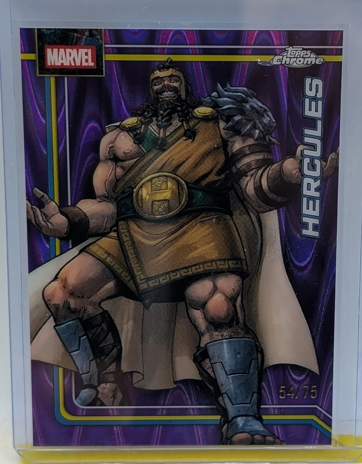 2026 Topps Chrome Marvel Comics Hercules #48 Purple Refractor /75