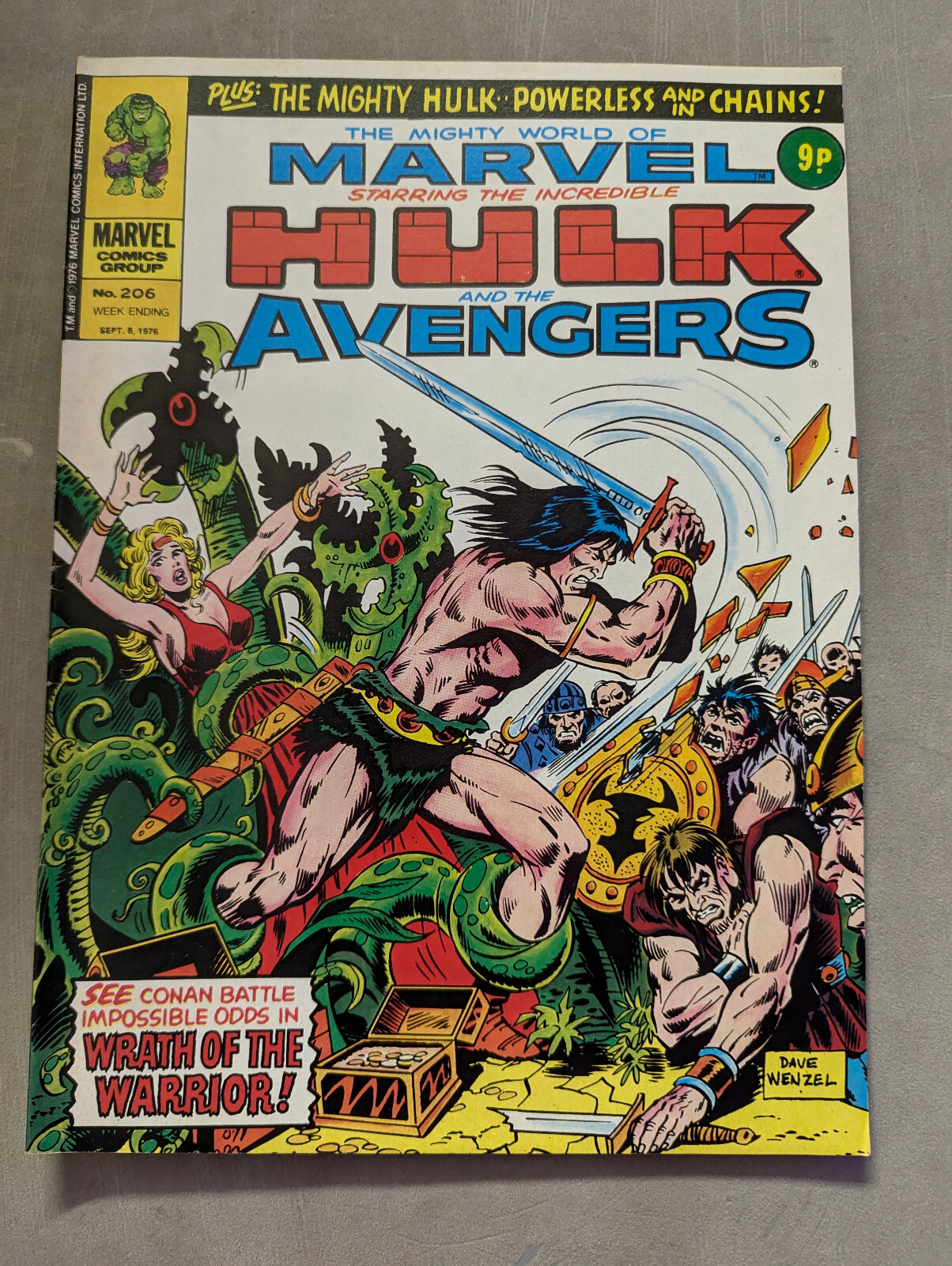The Mighty World of Marvel #206 September 8th 1976, Marvel UK Comic