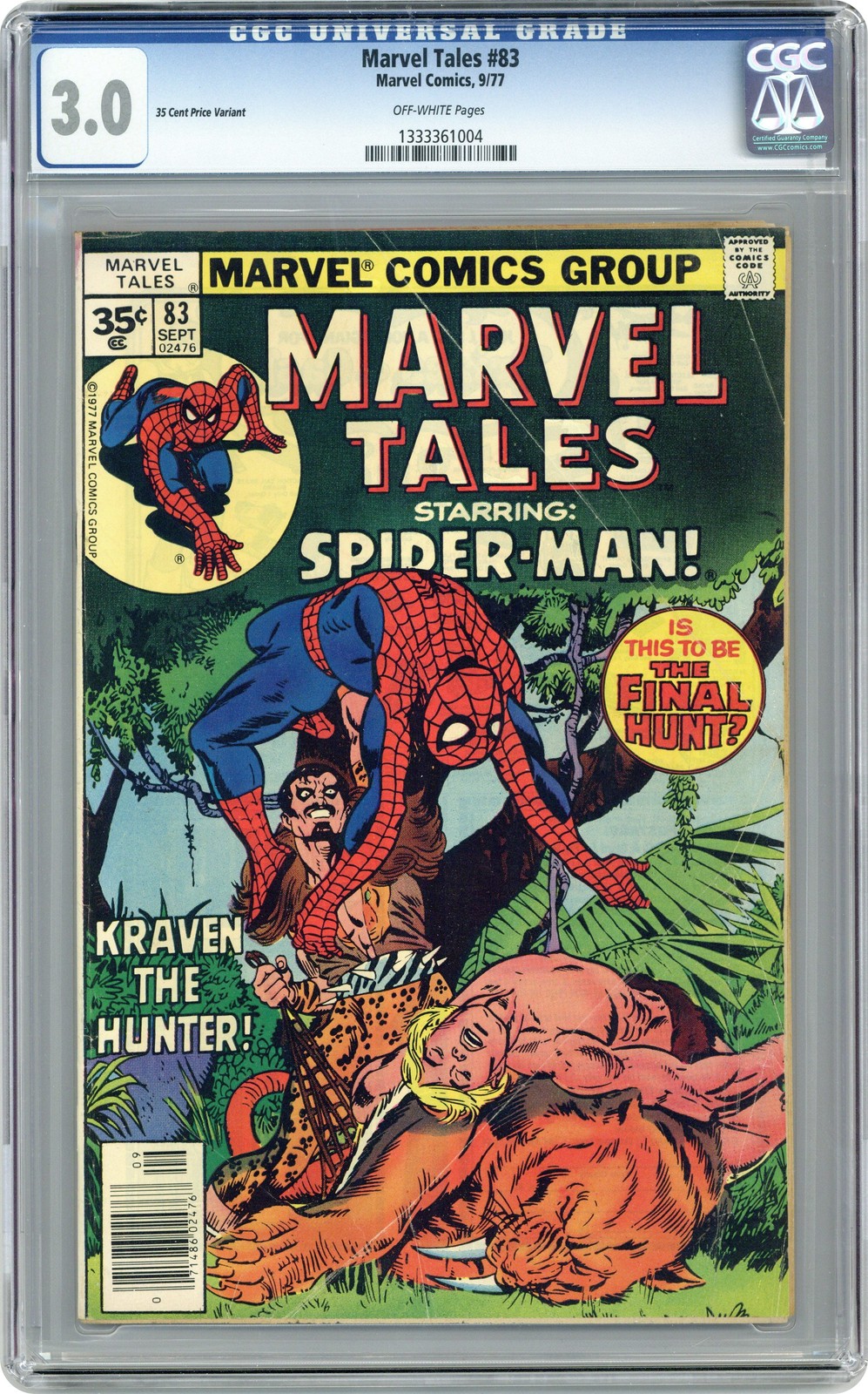 Marvel Tales 35 centesimi variante #83 CGC 3.0 1977 1333361004