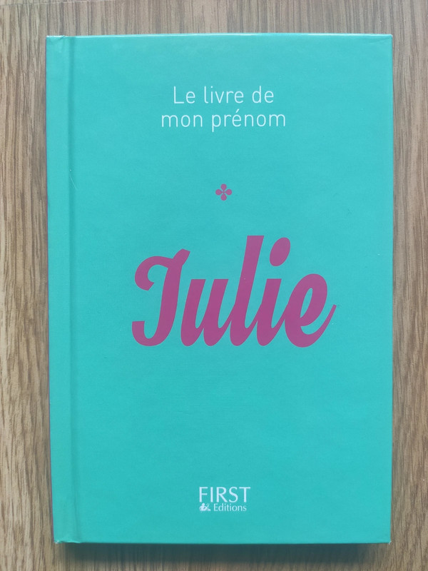 Livre de mon prénom "Julie"
