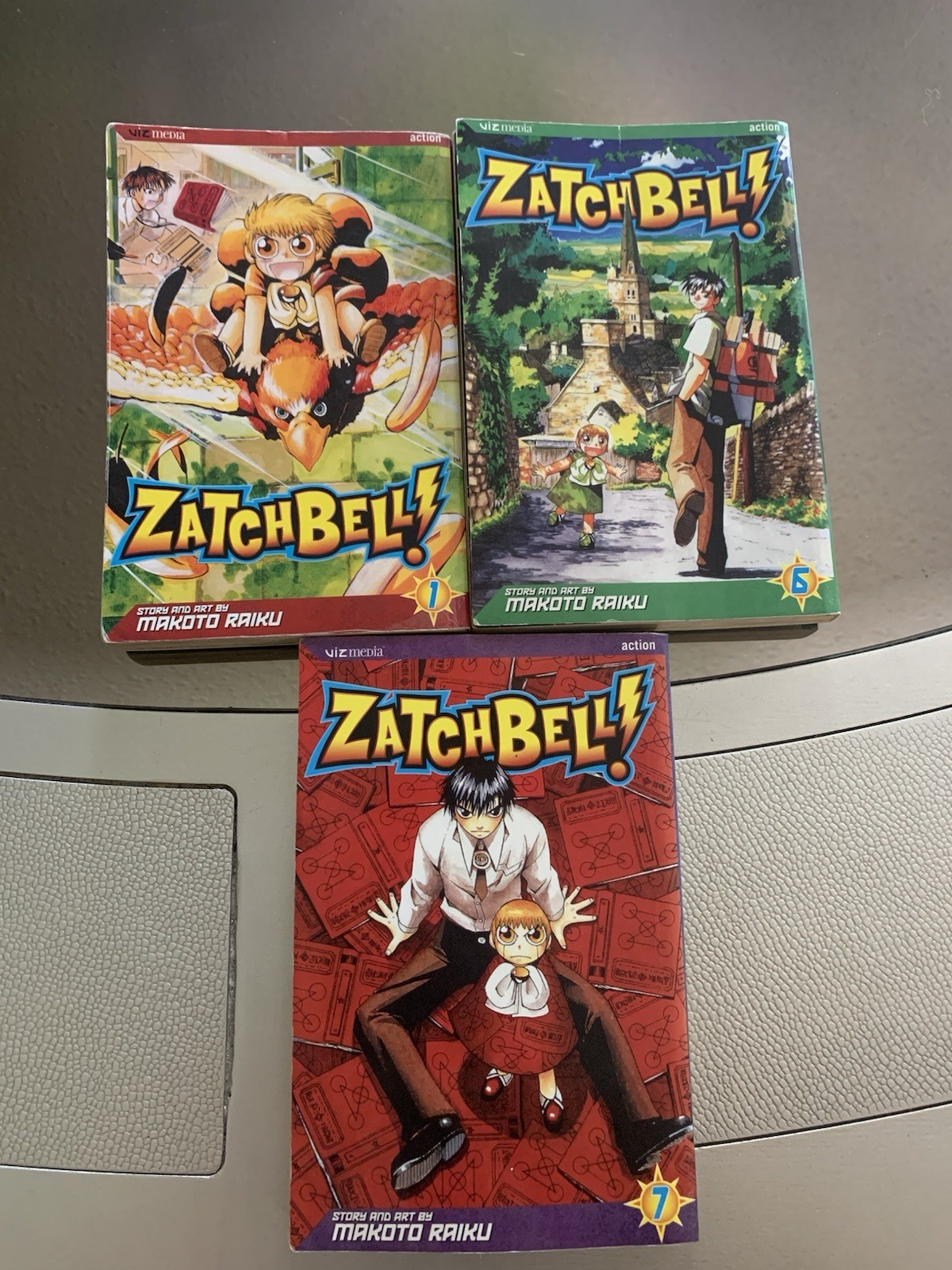 Campana Zatch! Volumi 1, 6 e 7 manga (prima stampa)