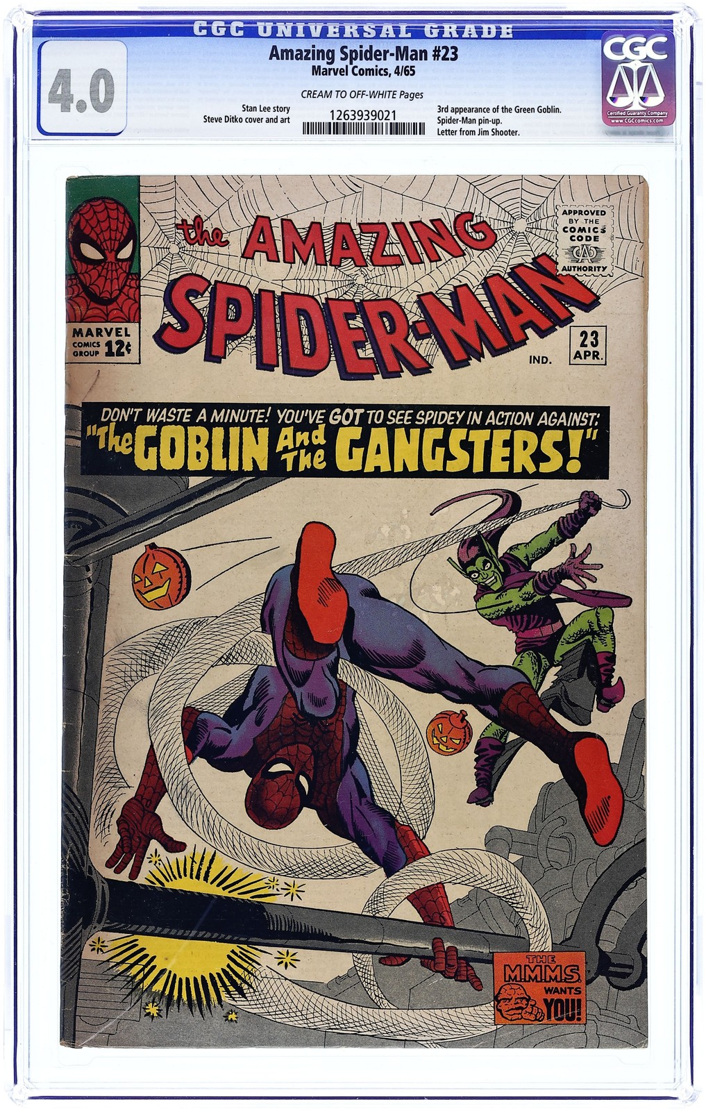 Amazing Spider-Man #23 CGC 4.0 1965 1263939021