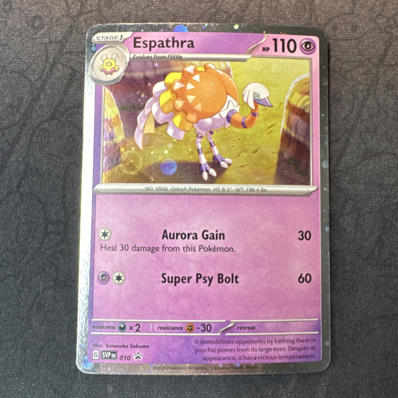 Espathra 010 Sv: Scarlet & Violet Black Star Promo Cards Holo Pokemon