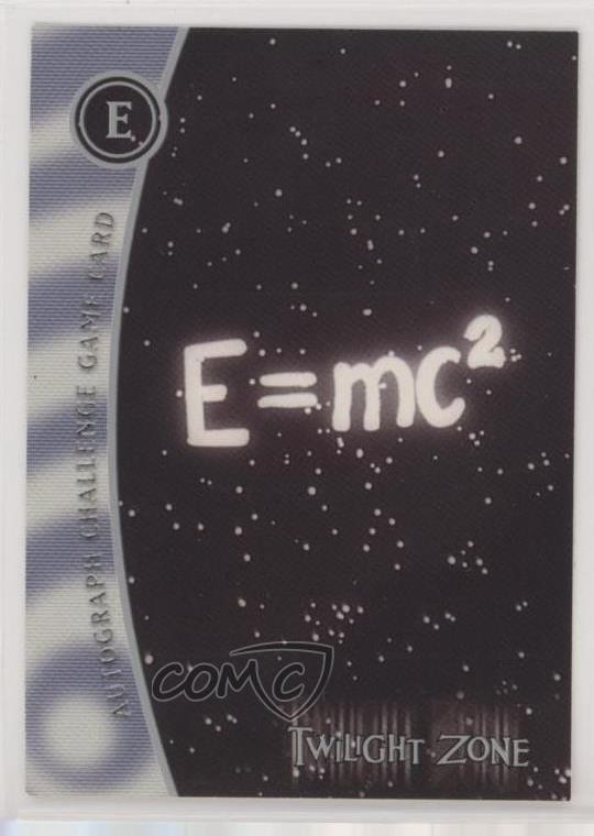 Carte Sfida Auto Rittenhouse The Twilight Zone 1999 Twilight Zone #E 0f6