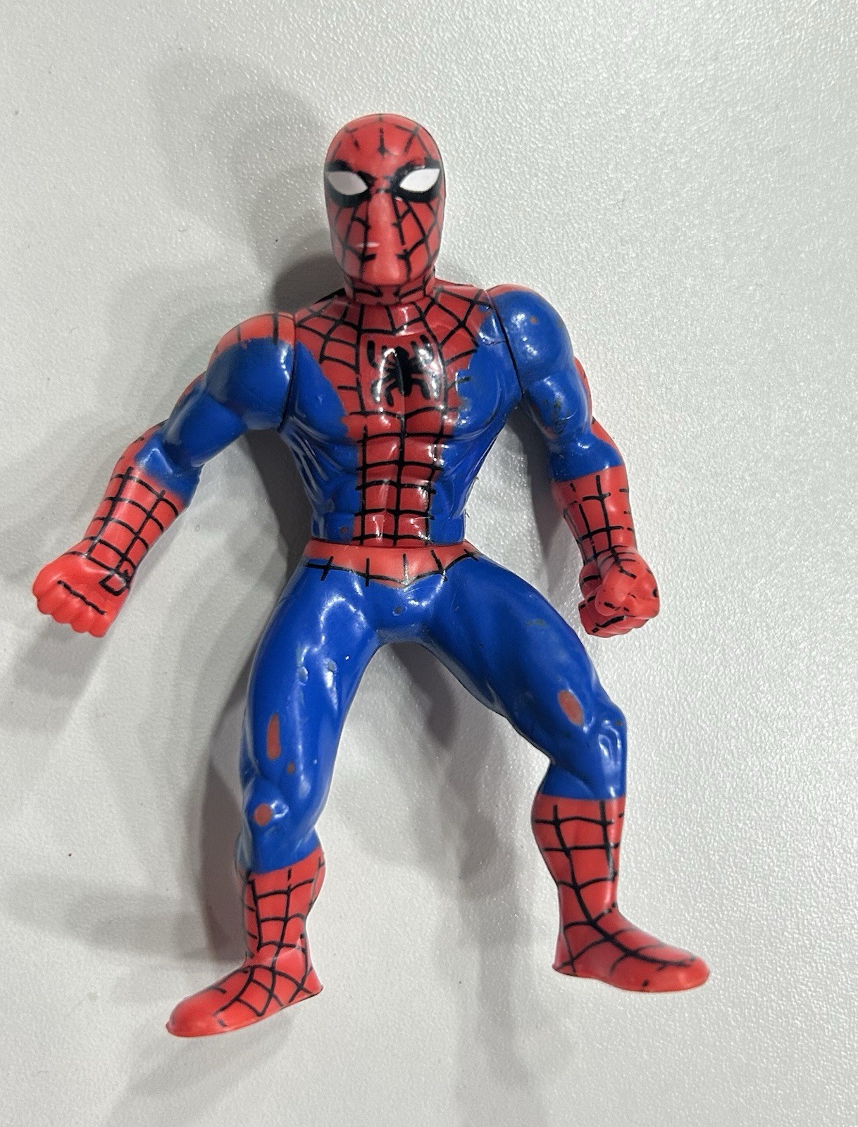 SPIDER-MAN 3.3” ACTION FIGURE VNTG (1995) MARVEL TOY (PRE-OWNED)
