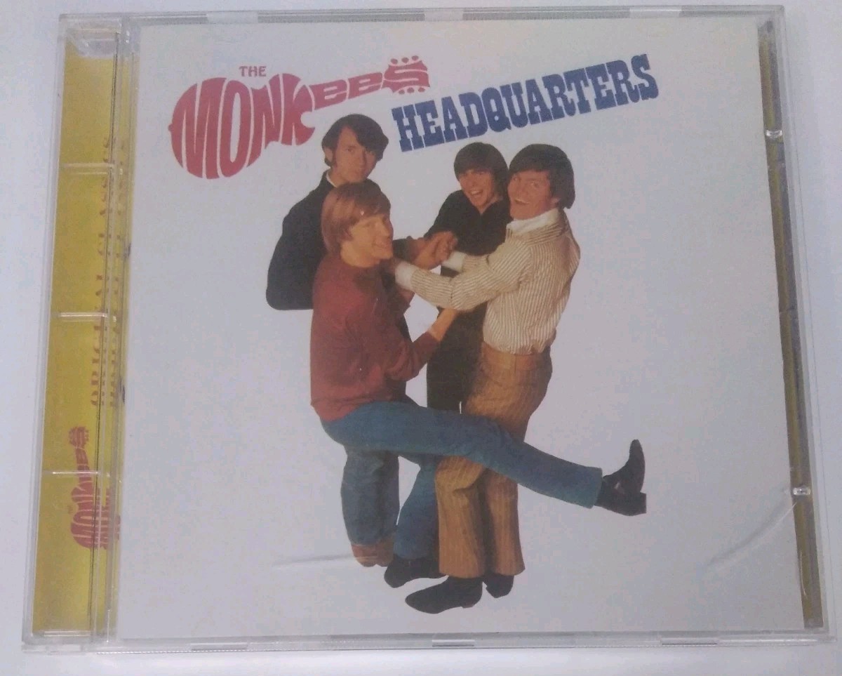 The Monkees  Headquarters Cd 1995 Rhino BMG Direct Club Edition Picture Disc VG
