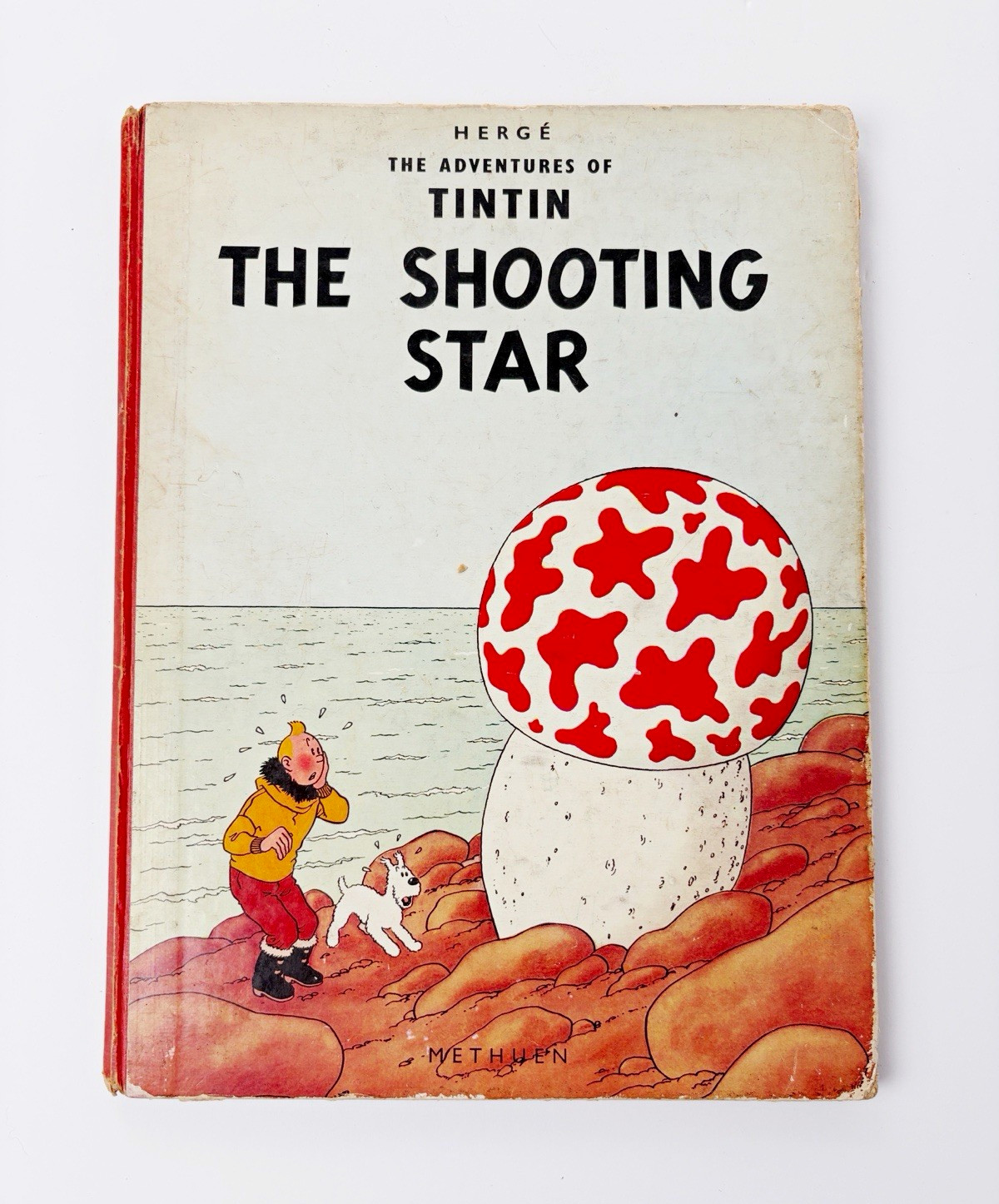 Hergé Tintin Le avventure di Tintin: La stella cadente copertina rigida (Methuen)