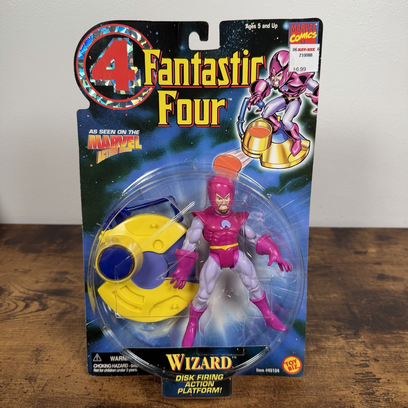 Action Figure Vintage The Wizard Fantastic Four Villain Toy Biz 1996 | NUOVO SIGILLATO