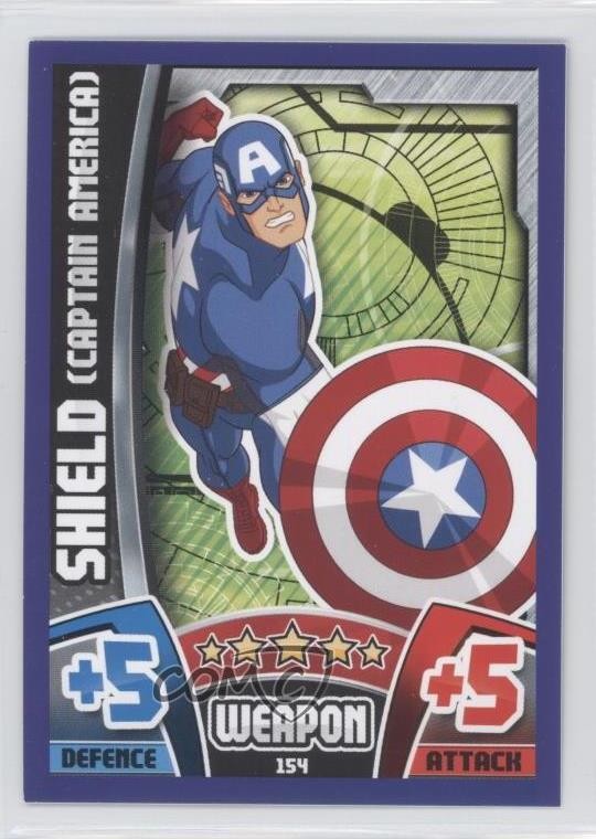 2015 Topps Marvel Avengers Hero Attax Scudo Europeo di Capitan America 0p3