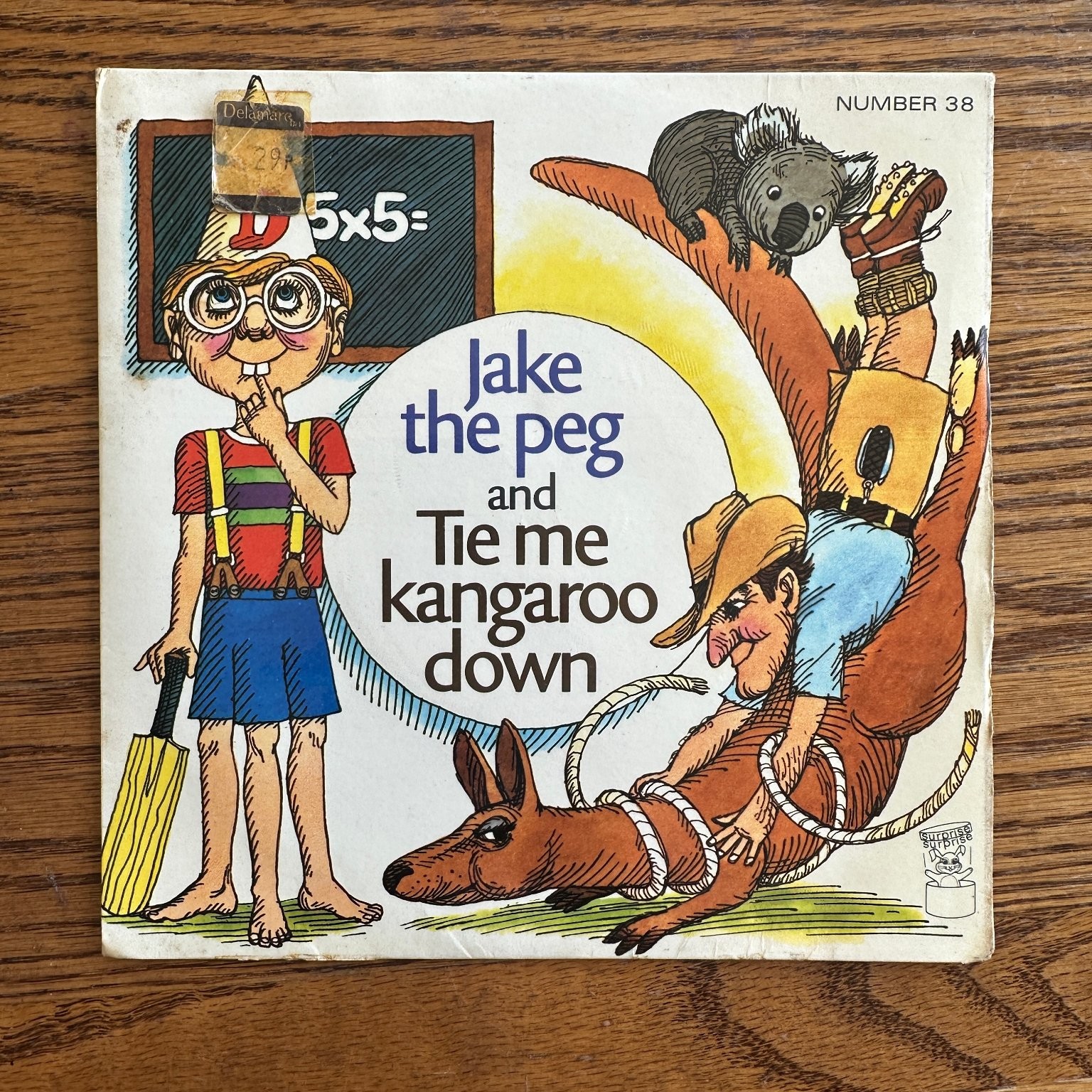 Rolf Harris – Jake the Peg / Tie Me Kangaroo Down Single 1970s Music for