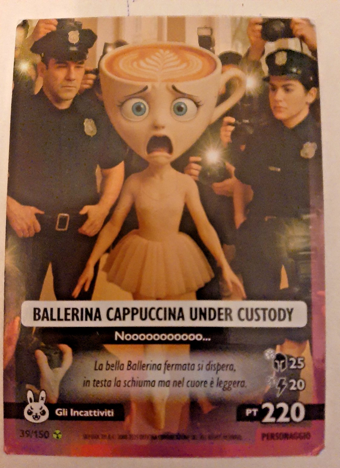 E93   SKIFIDOL ITALIAN BRAINROT - BALLERINA CAPPUCCINA UNDER CUSTODY 39 / 150