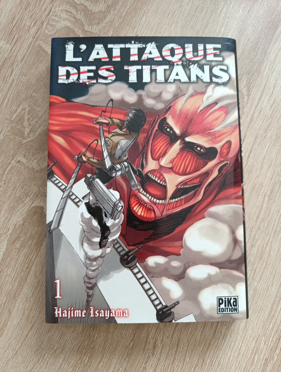L'attaque des Titans Tome 1 Manga Libro Vf Edizione Pika
