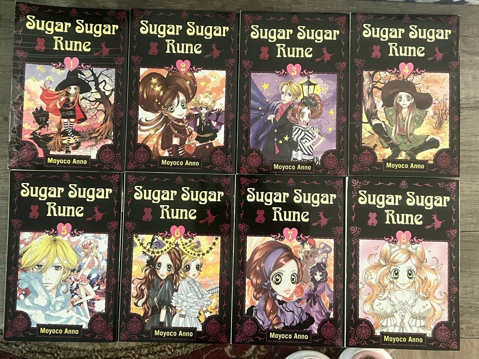Sugar Sugar Rune set completo 1-8 manga raro inglese fuori produzione di Moyoco Anno, Del Rey
