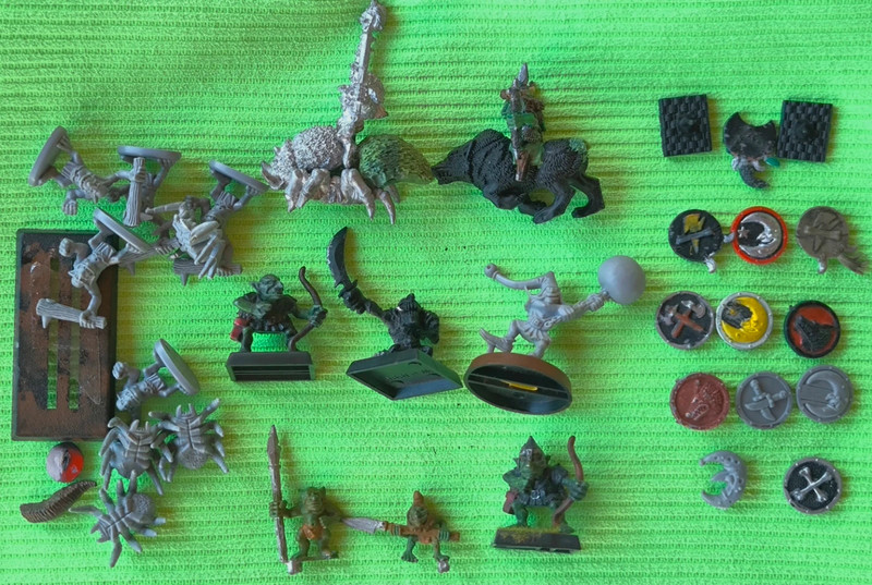 Lotto Vintage Orcs & Goblins - Metal & Plastic OOP - Fanatici, Sciamano, Eroi, Bitz - Warhammer