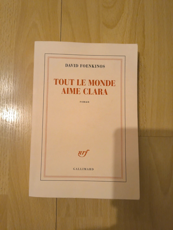 Tout le monde aime Clara - David Foenkinos