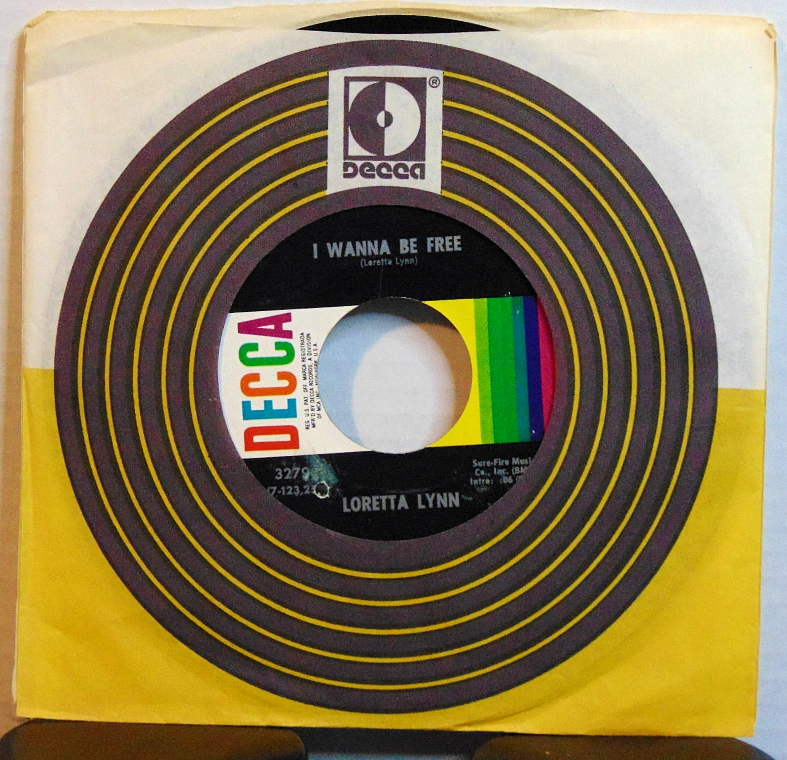 Loretta Lynn - I Wanna Be Free - 1971 Decca 32796 Single 7' 45 RPM
