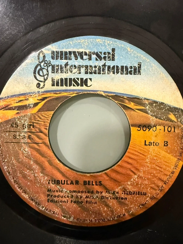 Vinile 45 Giri Mike Oldfield Tubular Bells Colonna Sonora L'Esorcista Universal International Music