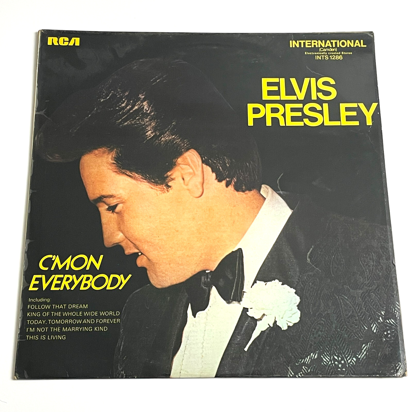 Elvis Presley - C'mon Everybody LP Vinyl Record (GER) - INTS 1286 VG+/VG+