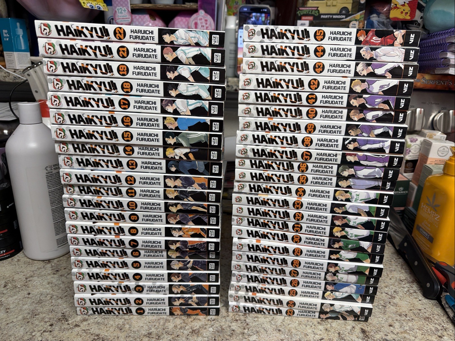 Haikyu!! Manga Set 1-45 Viz Media Nuovo PICCOLO BUSINESS CAT LADY🐈‍⬛🗽🐈🇺🇸