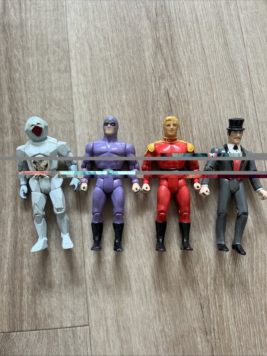 Vintage 1985 Defenders Of The Earth Figures X4 KFE/KFS Phantom Flash Gordon Ming