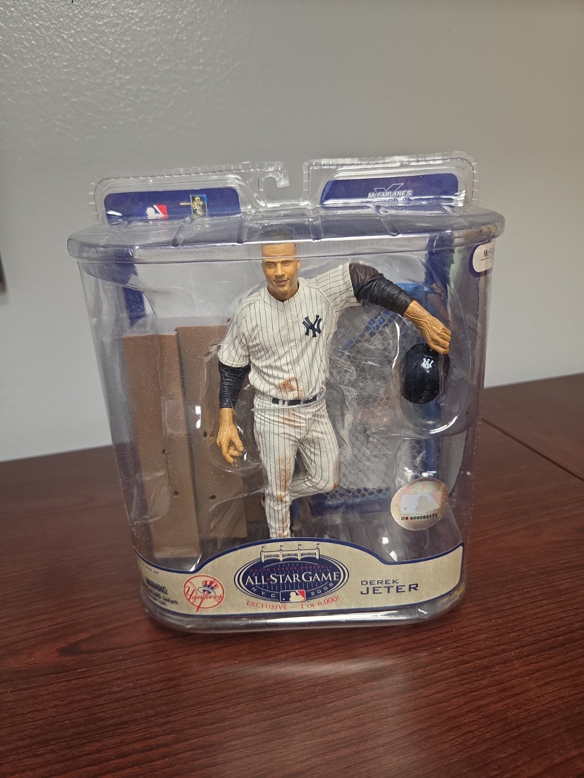 MCFARLANE DEREK JETER YANKEES HOF MLB ALL STAR GAME EXCLUSIVE 1/6000 FIGURE NEW