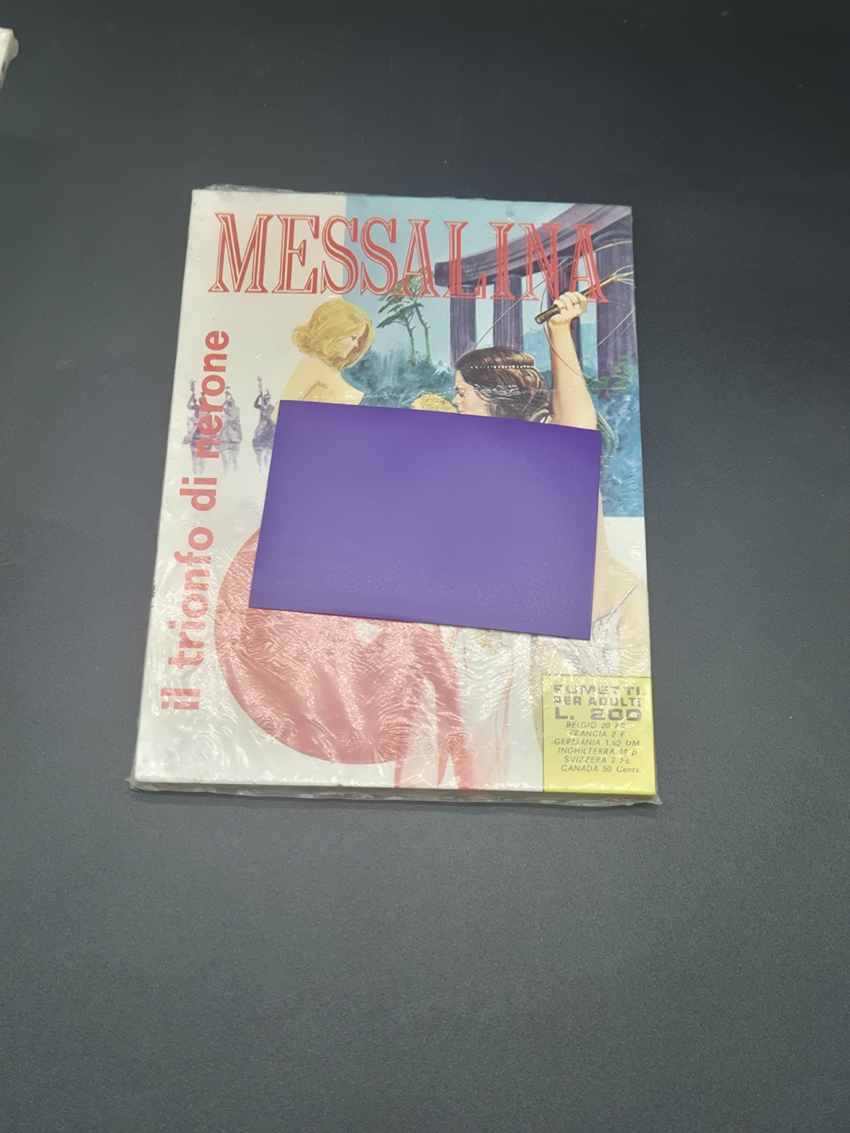 FUMETTO MESSALINA BLISTERATO ERREGGI  N   133 OTTIMO