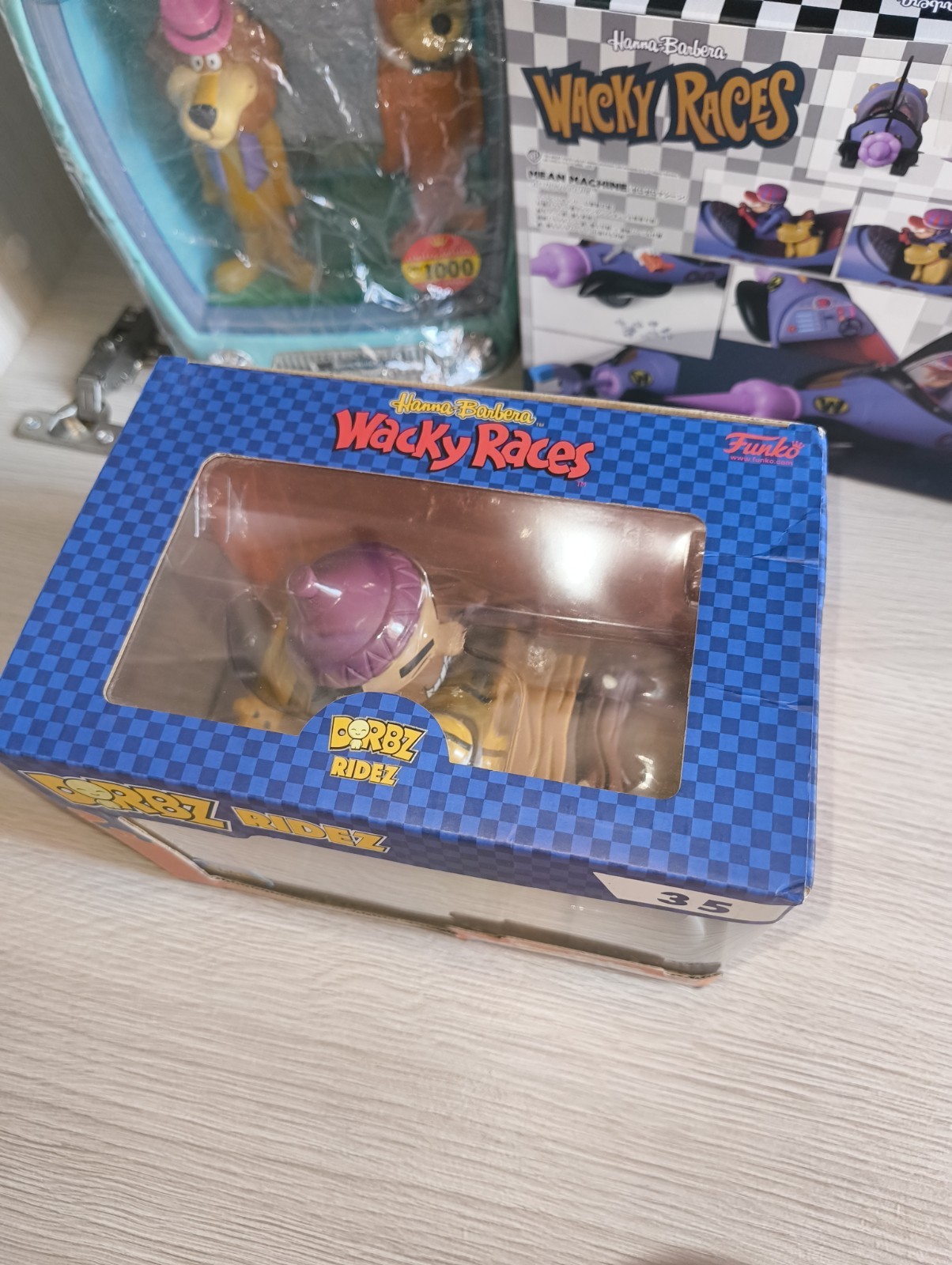 Funko Dorbz Ridez Wacky Races Rufus Ruffcut and Sawtooth figure vinile box
