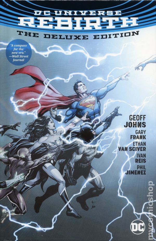 DC Universe Rebirth HC The Deluxe Edition 1A-1ST FN 2016 Immagine Stock