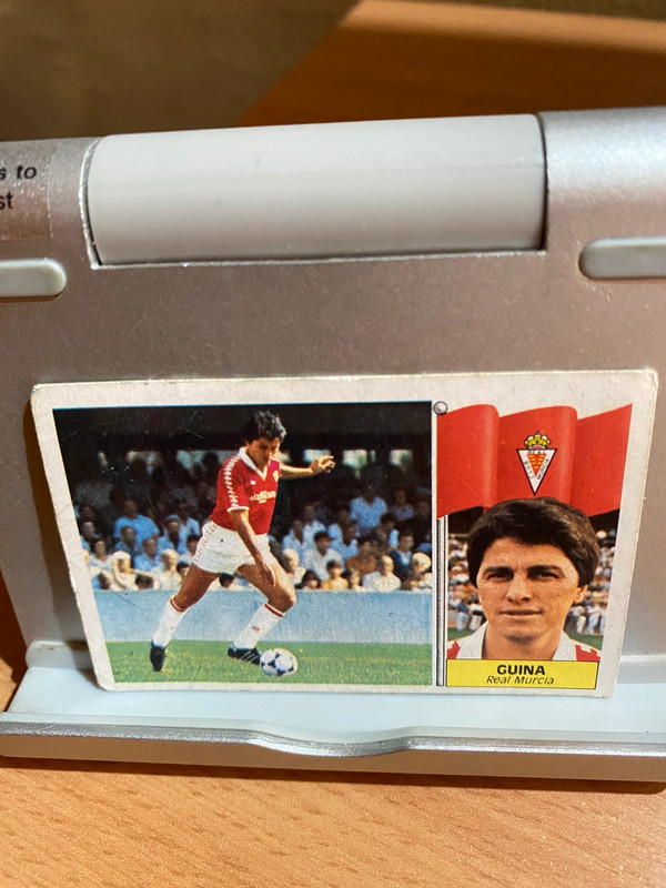 Cromo Guina Murcia 86-87 Este.