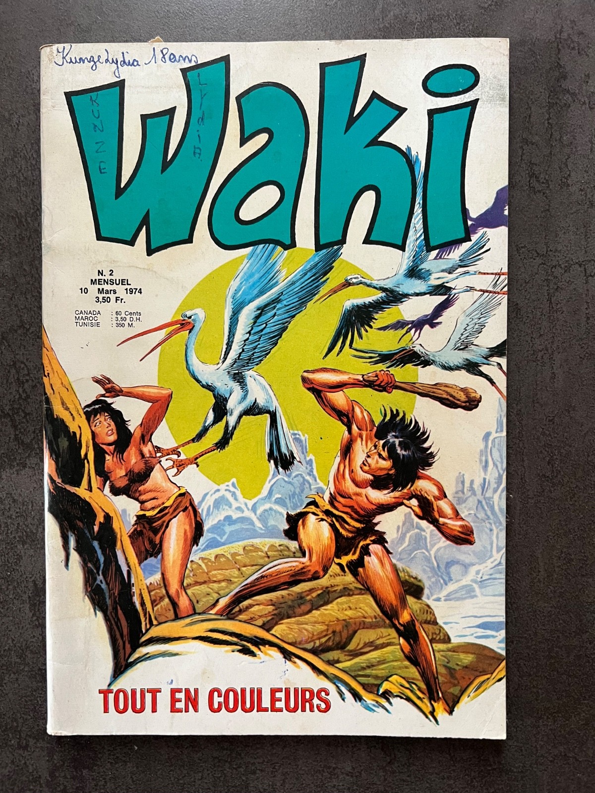 LUG / WAKI    / NUMEROS  2  /  MARS  1974  /  AVEC  POSTER  
