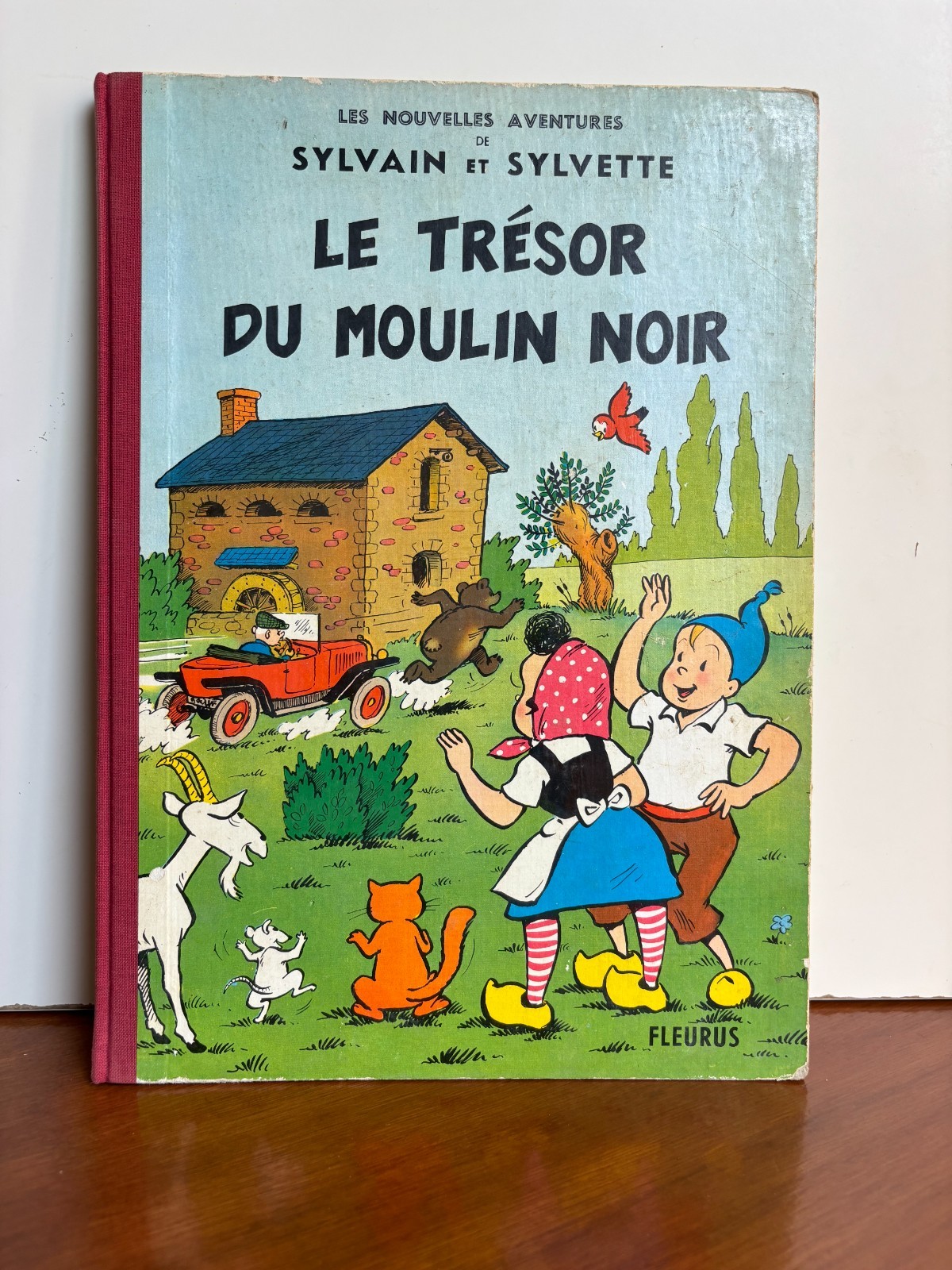 BD " Le Trésor du Moulin Noir " Sylvain et Sylvette EO 1964 . Fleurus