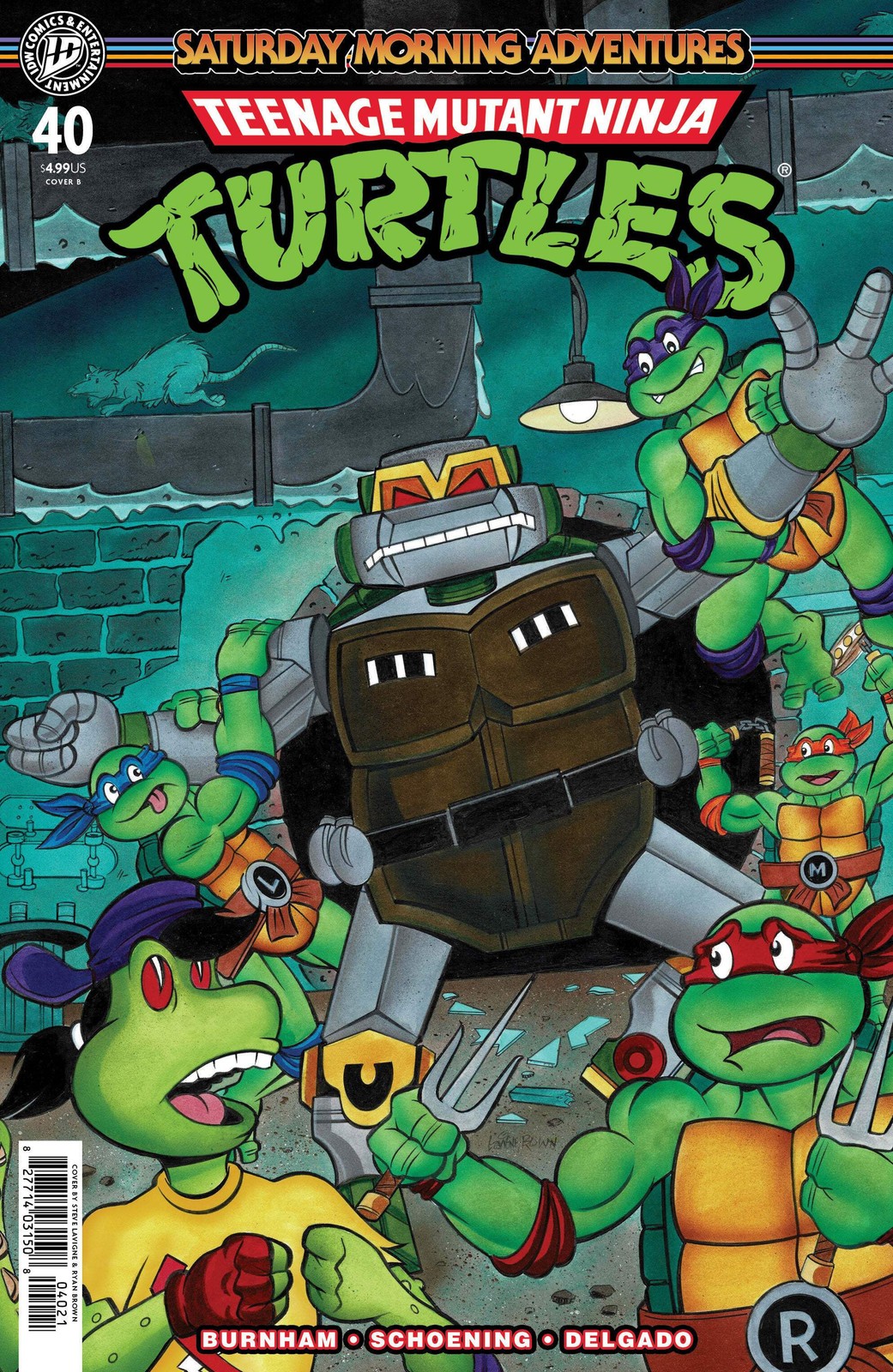 Teenage Mutant Ninja Turtles: Saturday Morning Adventures #40 Variant B (Lavigne