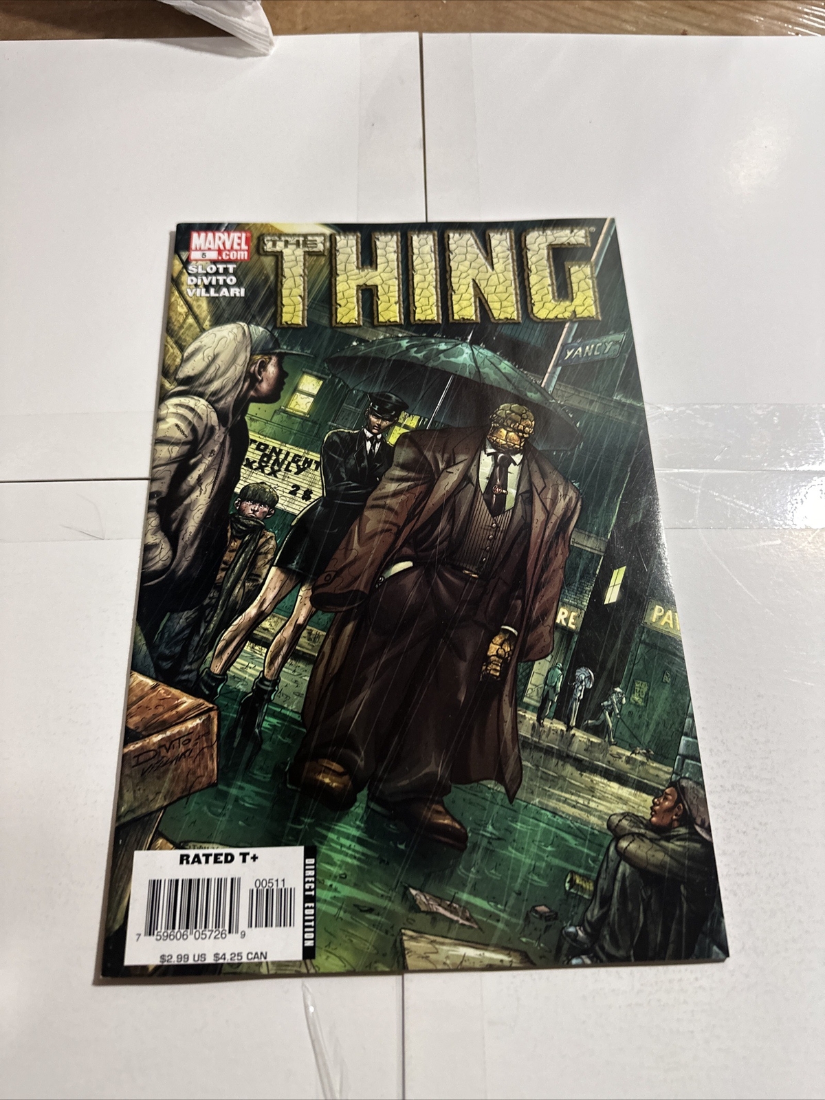 THE THING #5 Marvel Comic Book 2006, Dan Slot 7.0 mm24