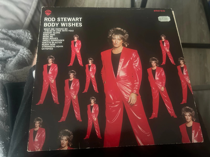 Rod Stewart - Body Wishes Warner Vinyl OIS LP 70e