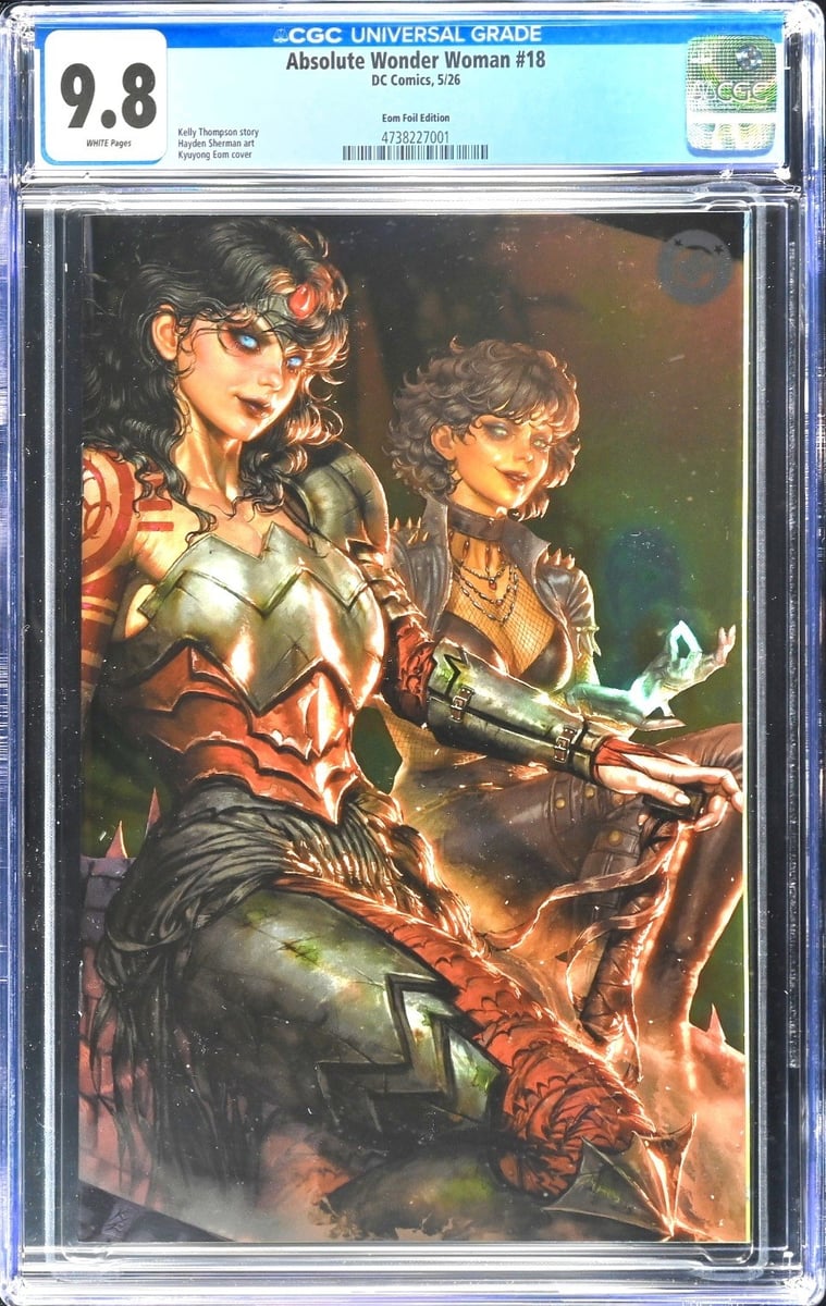 Absolute Wonder Woman #18 FOIL Virgin Exclusive - 2026 - CGC 9.8 - Kyuyong Eom