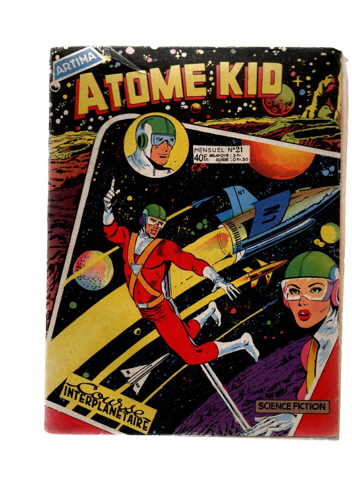 ATOME KID n°21. Editions ARTIMA 1958. Récit complet en bel état