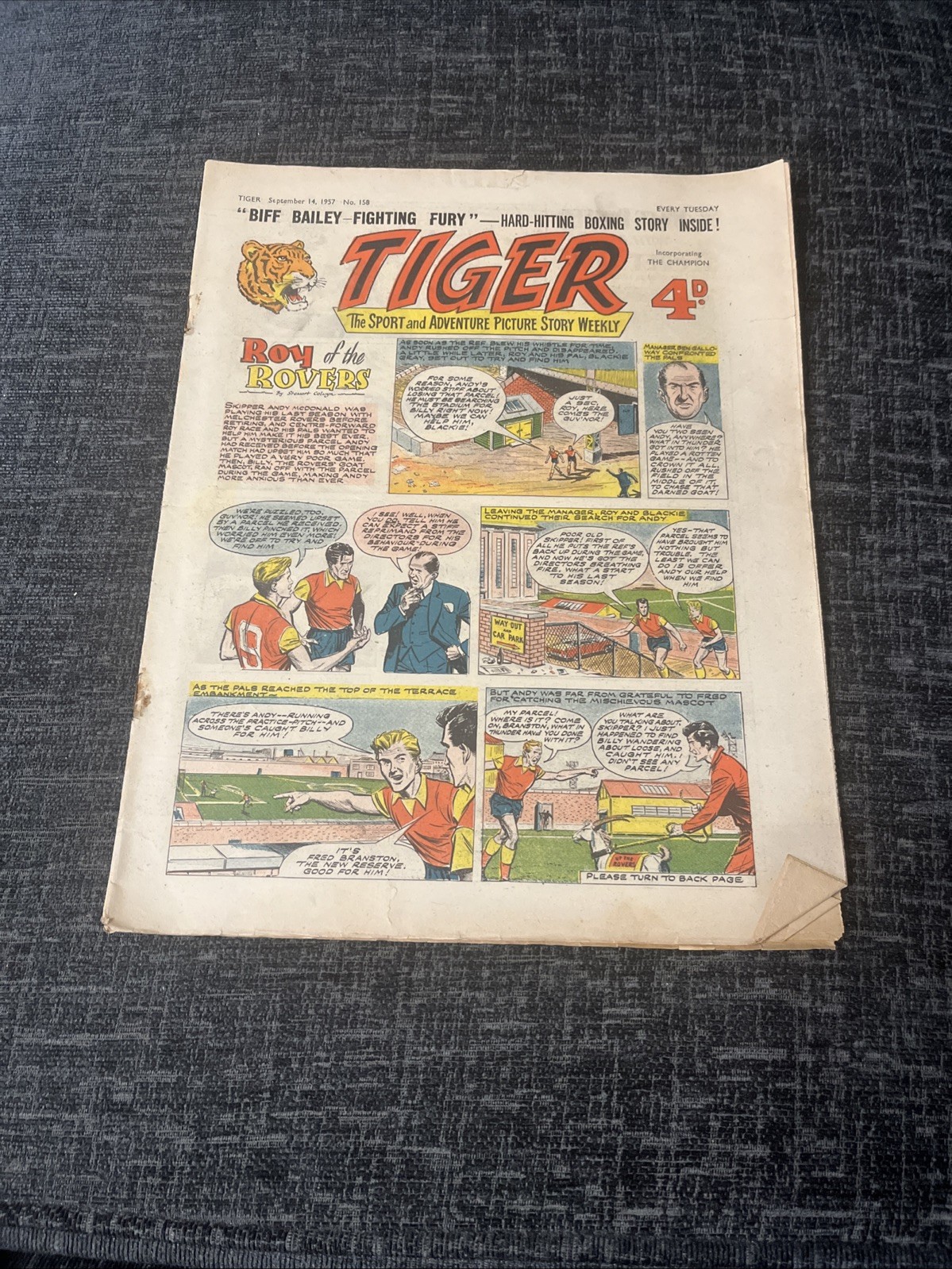Tiger Comic - #158 - 14 September 1957