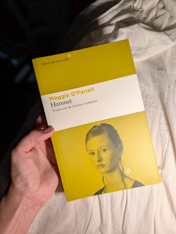 Libro Hamnet, de Maggie O'Farrell.