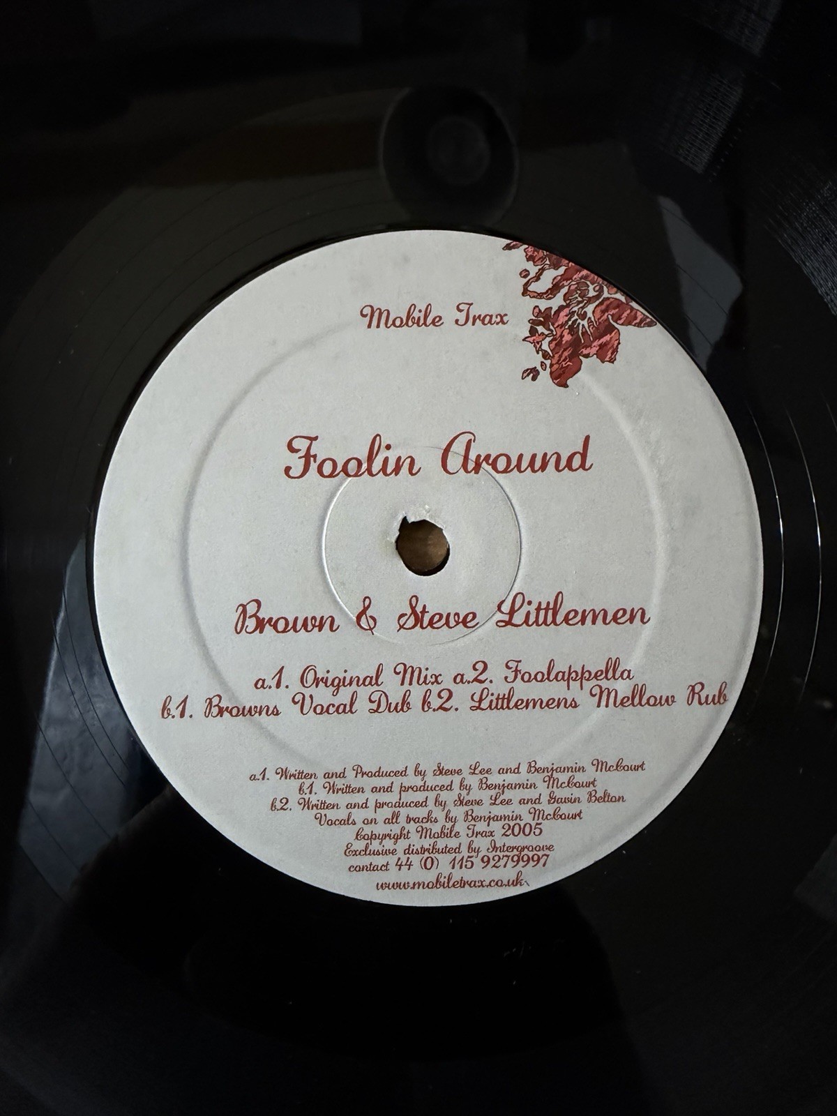 BROWN & STEVE LITTLEMEN * FOOLIN AROUND * 12" EP (2005) MOBILE 010 PLAYS GREAT