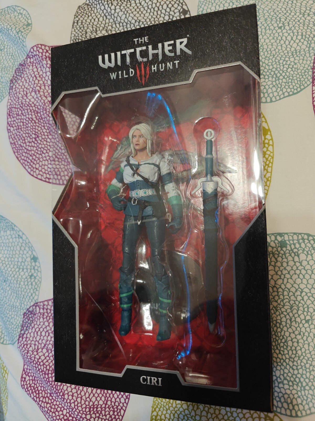 The Witcher Wild Hunt Modellino CIRI SAMBUCO SANGUE 7" McFarlane NUOVO
