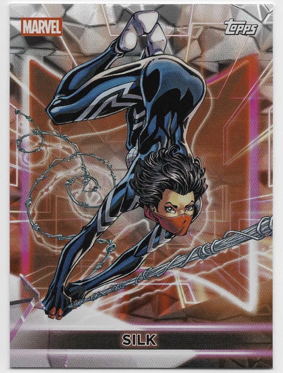 Silk #107 Diamante quasi nuovo - 2026 Topps Marvel Neon