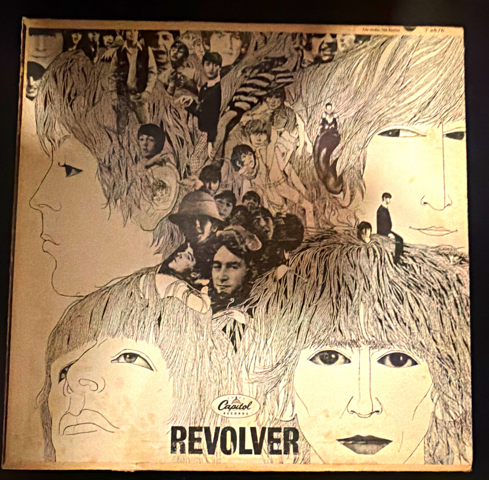 The Beatles Revolver Capitol Records T-2576 12" Black Vinyl LP