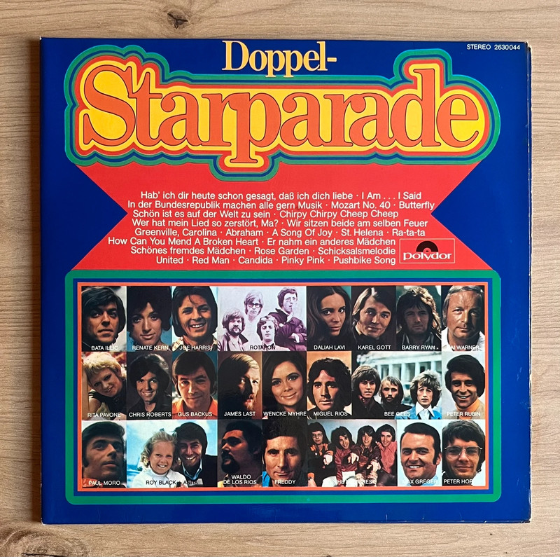 Vinyl Schallplatte Doppel-Starparade 1971 (Gatefold)