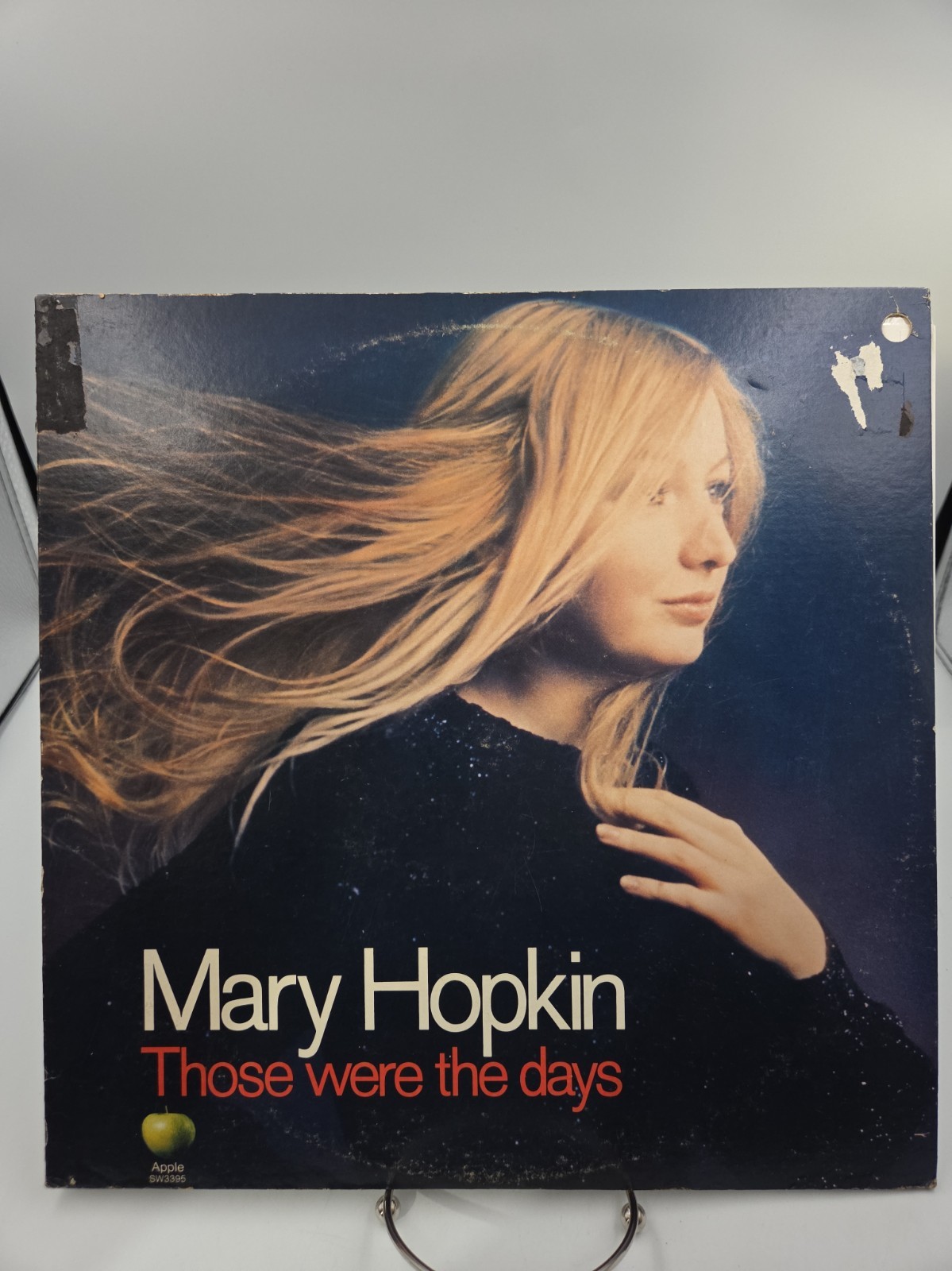 MARY HOPKIN "those were the days" vinyl LP 1972  Apple Records SW-3395 Solid VG