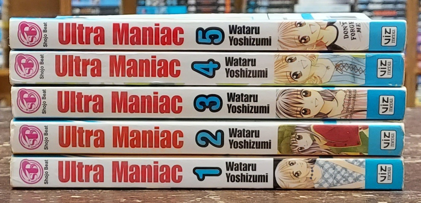 ULTRA MANIAC Manga Serie Completa Lotto di 5 (#1-5) Set Lingua Inglese PB Libri