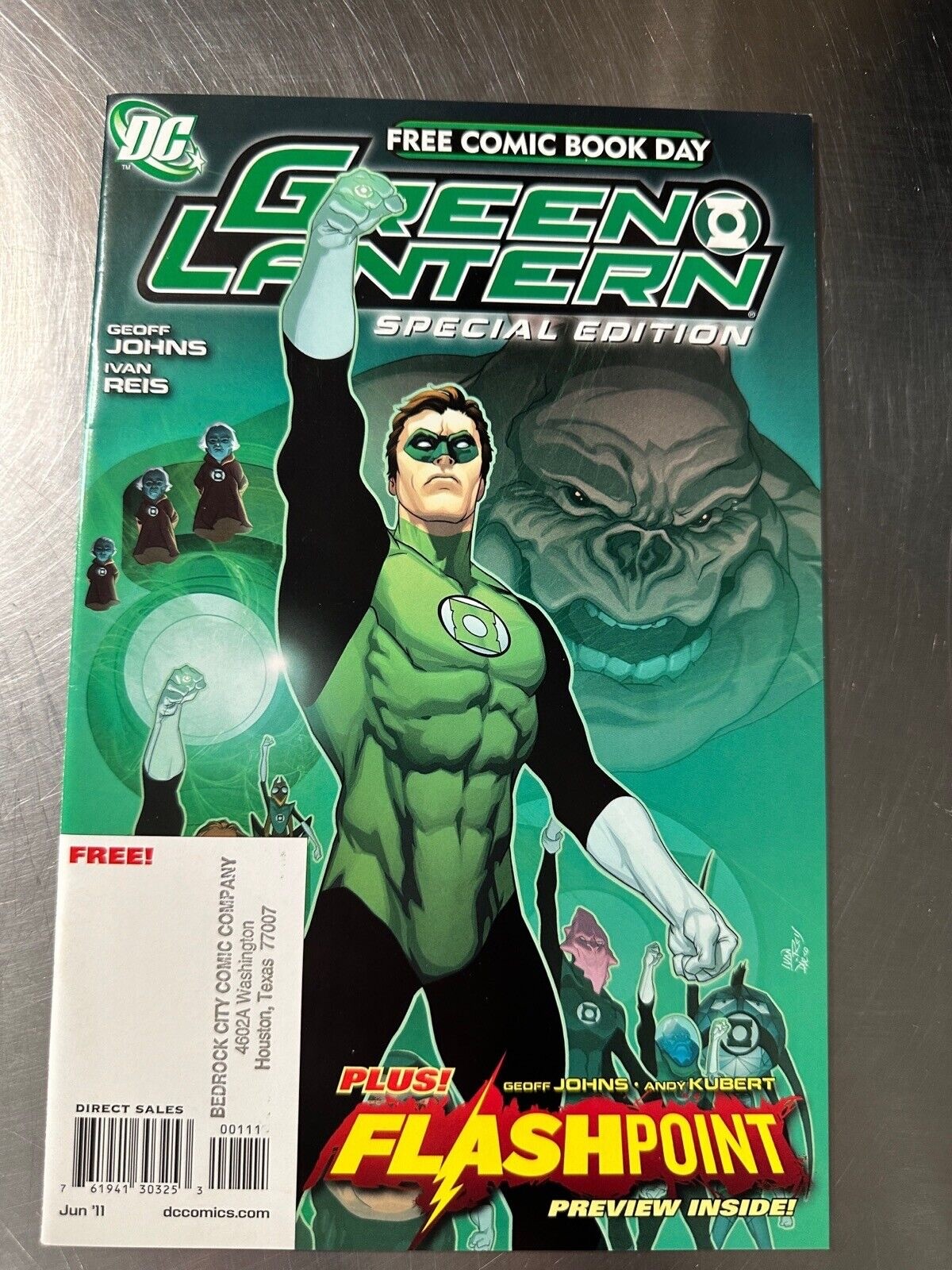 Green Lantern Special Edition Plus Flashpoint 2011 Used Condition Comic Book