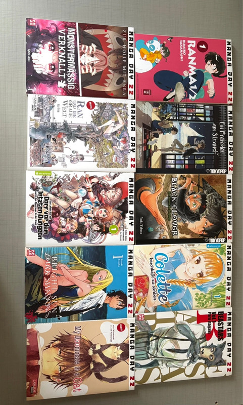 Sonderausgaben mangas aus 2022